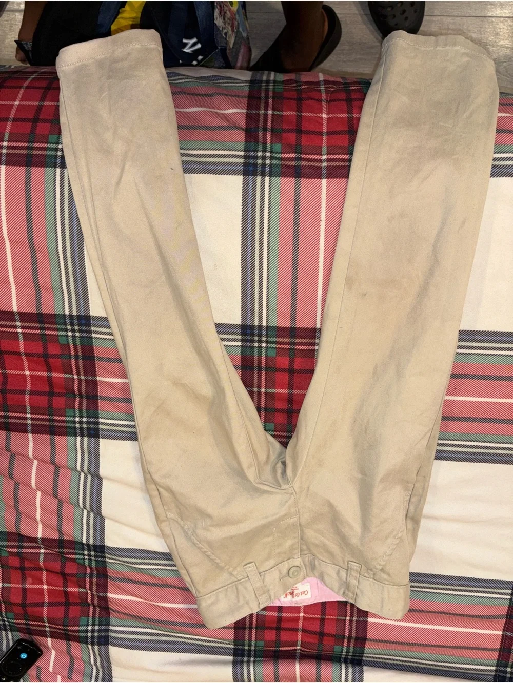 Girls uniform khaki pants